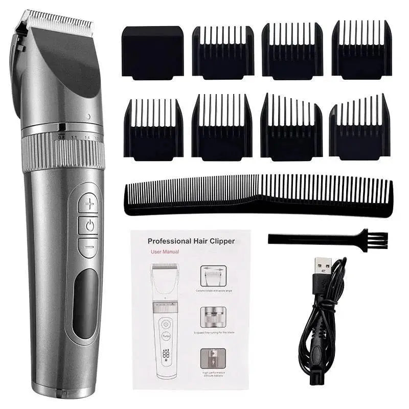 Professional Hair Clipper For Men Beard Trimmer Machine for Shaving Hair Trimmer Hair Cutting Machine Beard Trimmer Fast Charge - ACHETE LTD