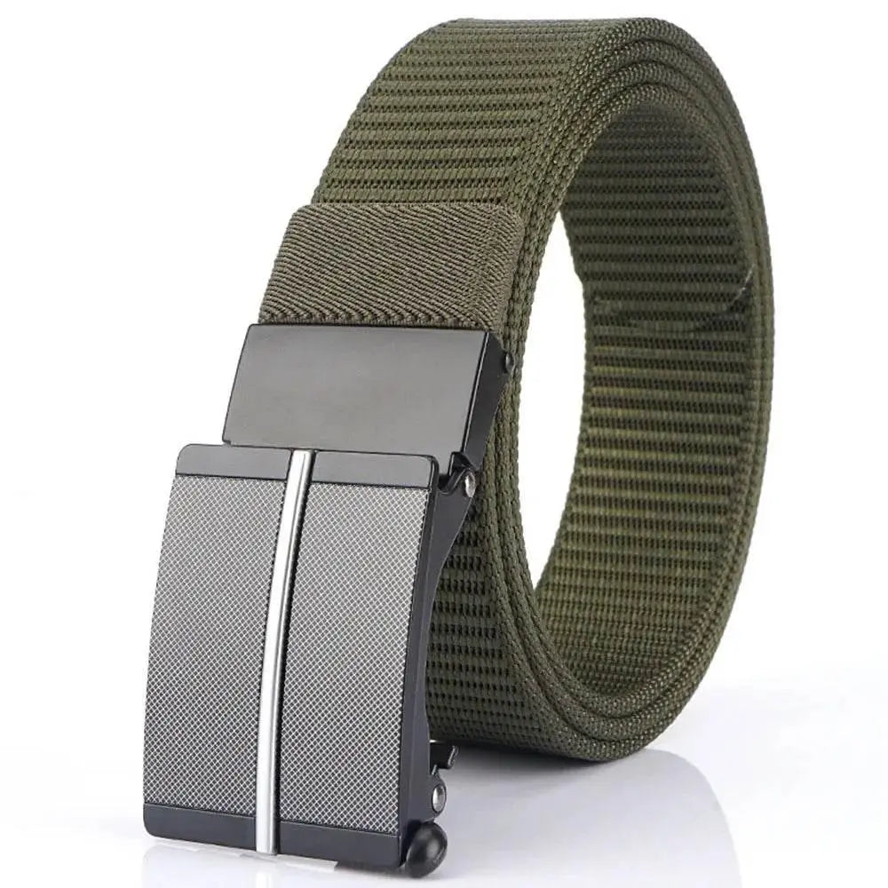 TUSHI New Men Nylon Automatic Buckle Belt Army Tactical Belt Men Military Canvas Belt Cummerbunds High Quality Shoulder Belt - ACHETE LTD