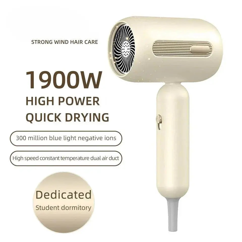 Electric Hair Dryers Professional Blow Dryer Negative Ionic Blow Hair Dryer For Home Appliance With Salon Style Small Size - ACHETE LTD