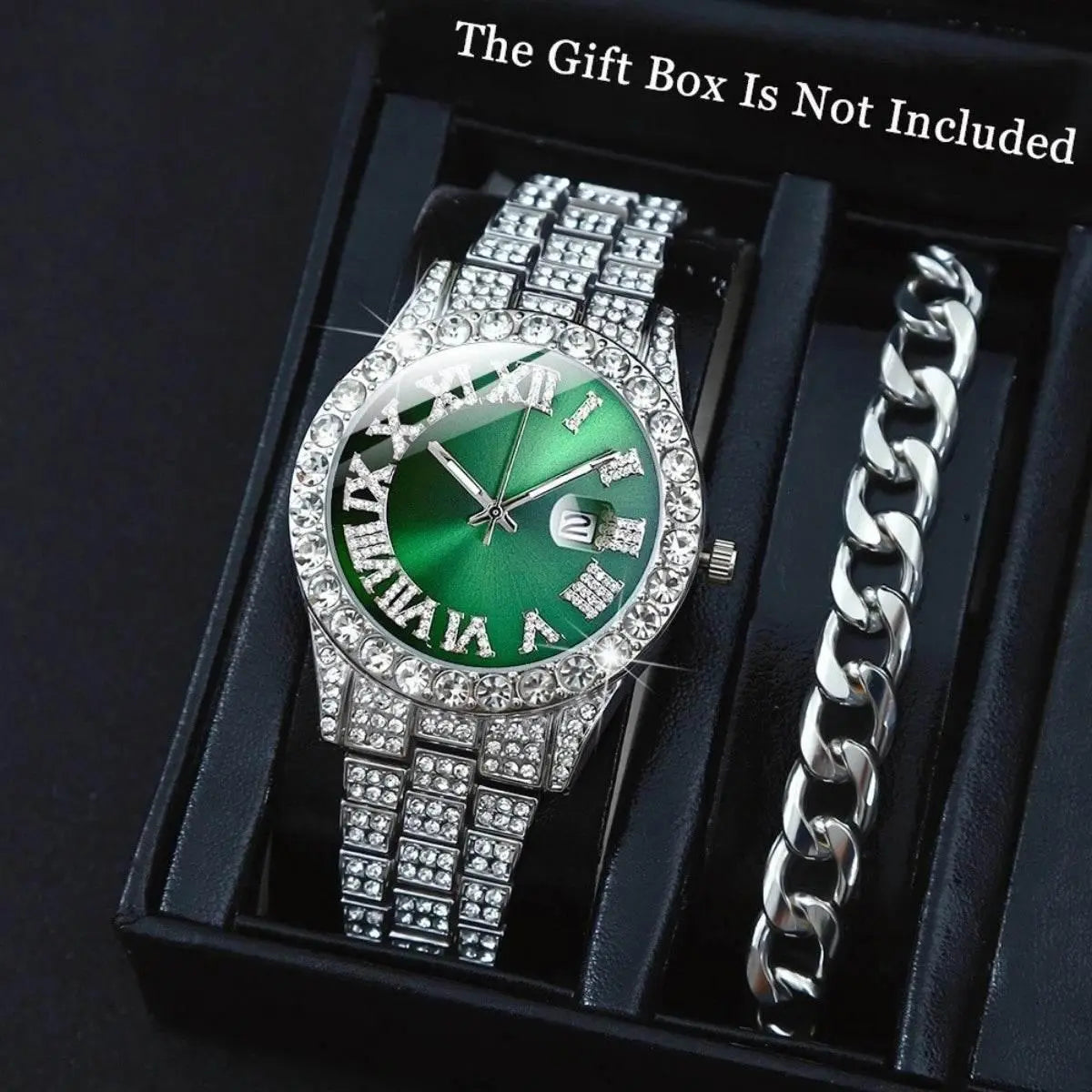 2pcs/ Set, Men's Watches, Mens Fashion Quartz Watch set - ACHETE LTD