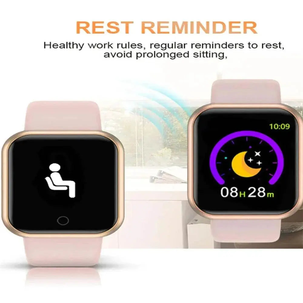 Men Watch Electronic Fitness Bracelet Smartwatch Smart Watch Y68 D20 Sleep Monitor Gift For IOS Android Smartphones Alarm Clock - ACHETE LTD