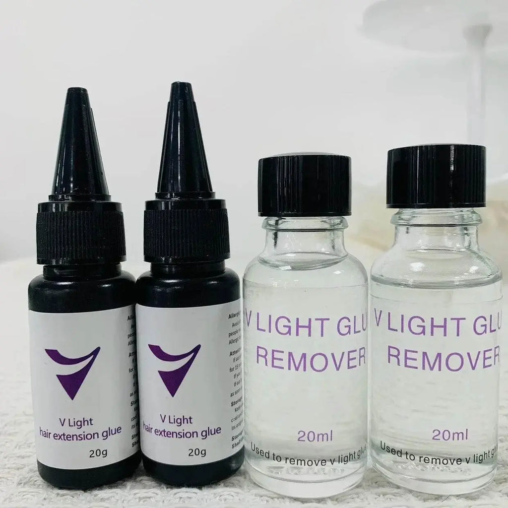 V-Light Hair Extension Fast Grafting Tool Firm and Traceless v light hair mashine extension hair extension uv glue light device - ACHETE LTD