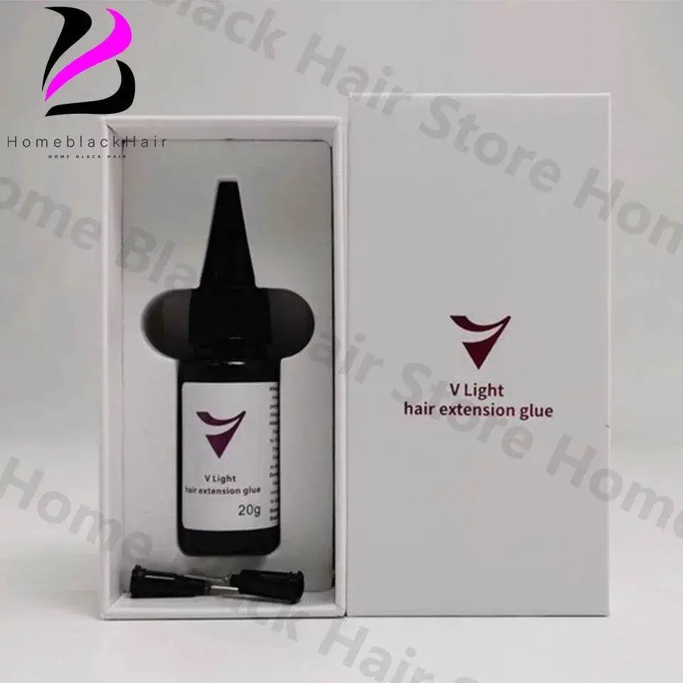 V-Light Technology Hair Extension Machine white Hair Extension Tools Kit Set with V light Hair extension glue - ACHETE LTD