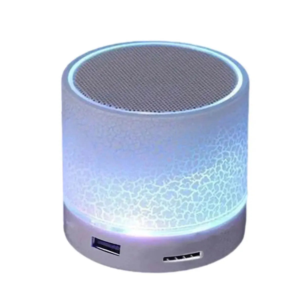 Wireless Mini Speaker, Subwoofer, Dazzle Crackle 7 Colour Light Wireless Mini Speaker, Portable Small Speaker - ACHETE LTD