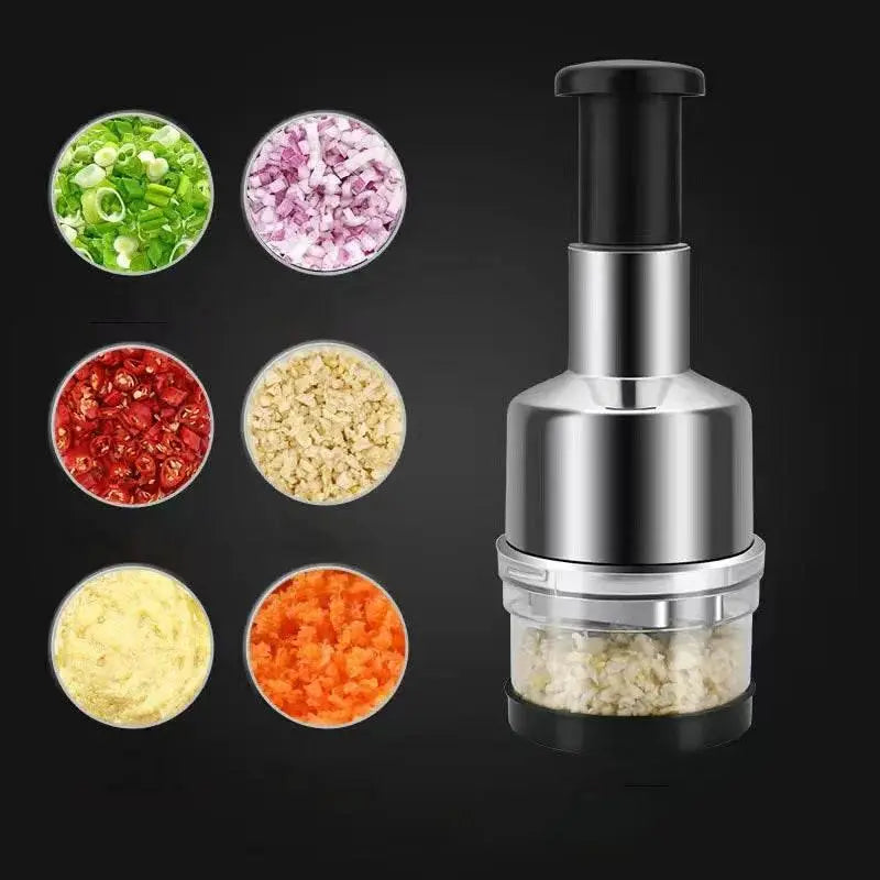 PLYS Garlic masher, garlic mincing tool, household manual garlic beater, commercial multi-functional energy-saving garlic masher - ACHETE LTD