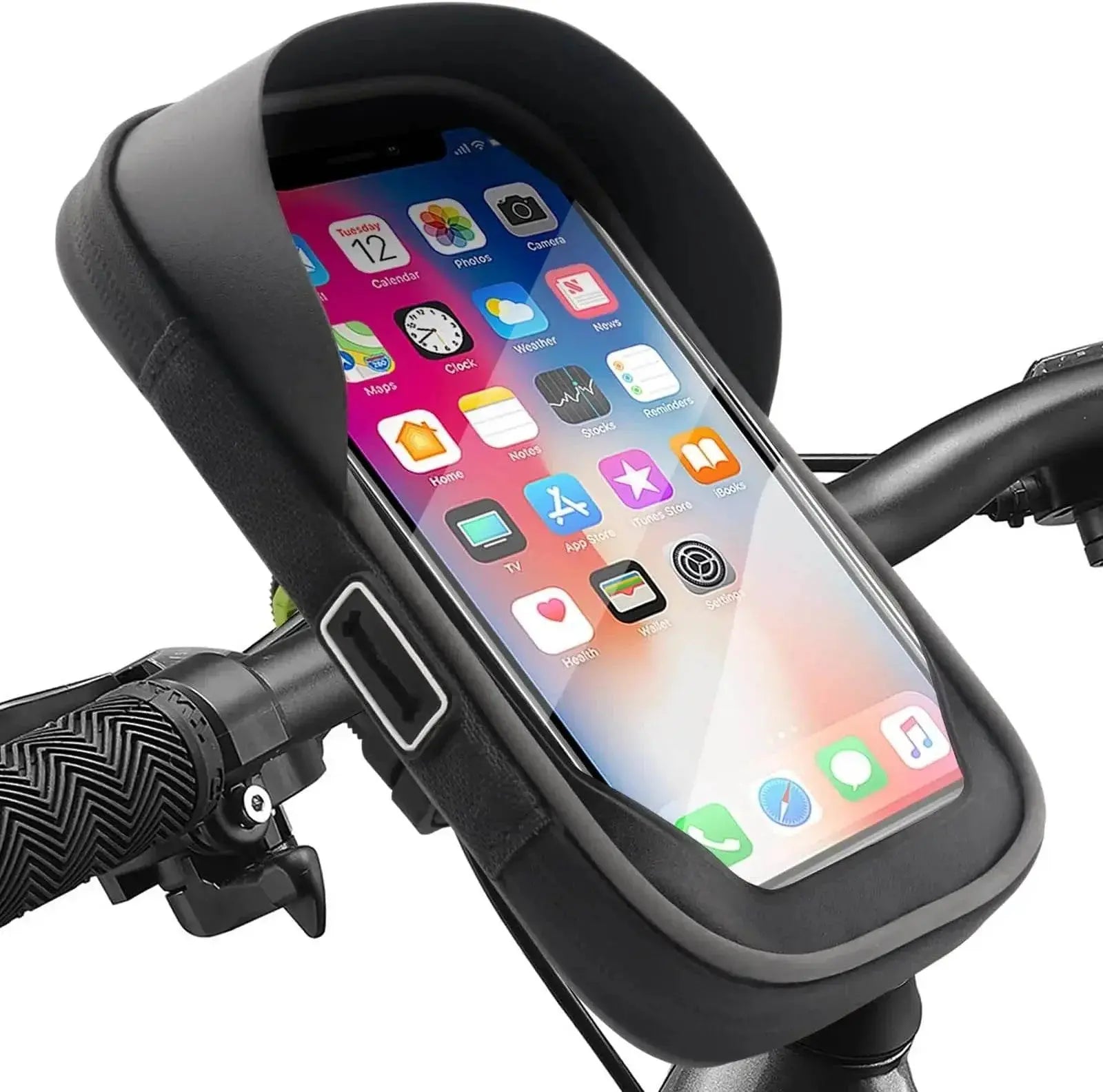 Bike Phone Handlebar Bag Holder Bike Phone Holder Waterproof Bike Bag TPU Touch Screen Handlebar Mount Phone Front Frame Bag - ACHETE LTD