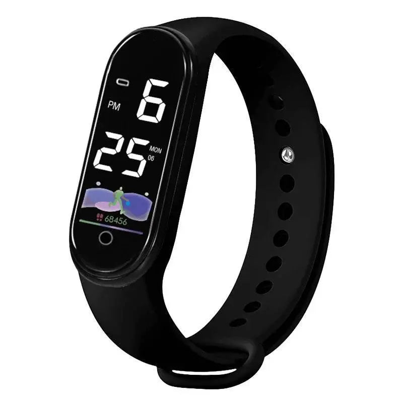 New men's and women's watches, LED digital watches, fashionable, casual, simple touch screen electronic watches - ACHETE LTD