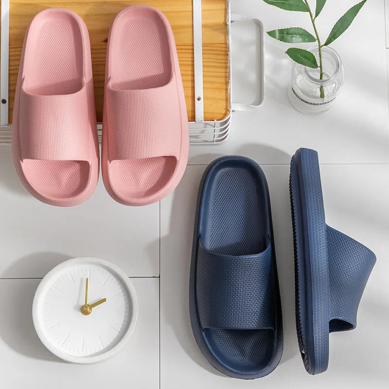 Platform Thick Bathroom Home Slippers Women.