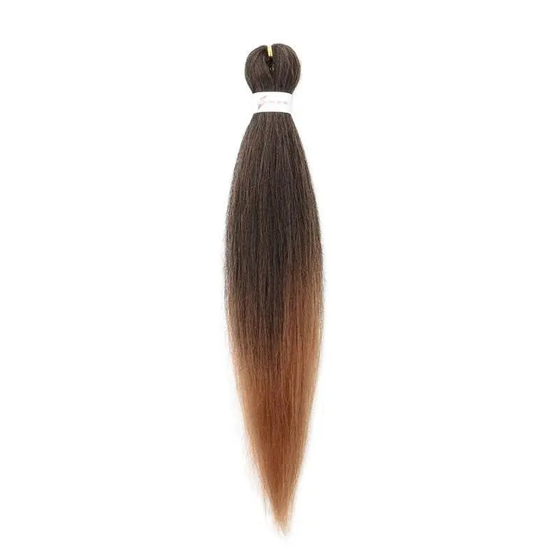 3Pcs Synthetic 20Inch Braiding Hair Pre Stretched Hair Extension Afro Braid Yaki Straight Hair Extension for Women - ACHETE LTD