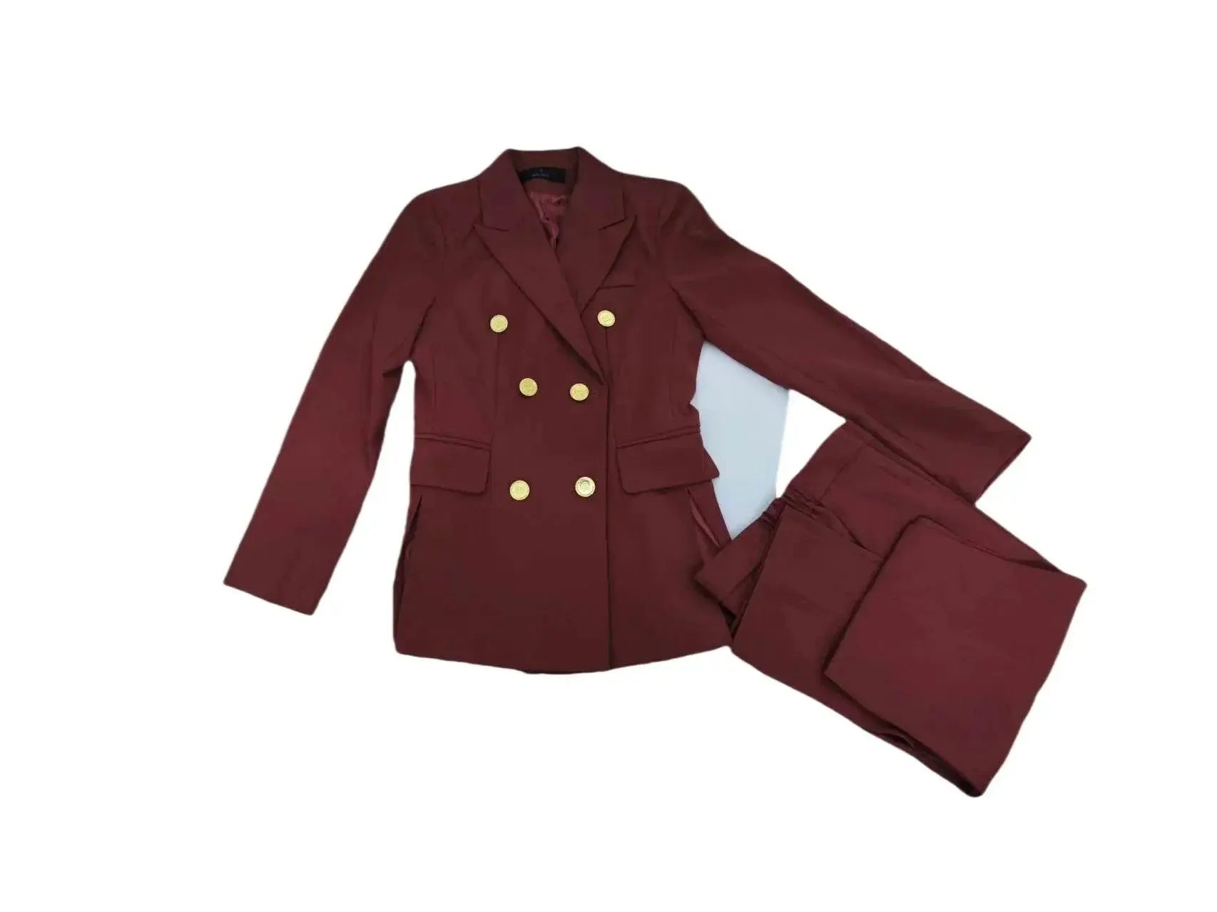 Professional Long-Sleeved Trouser Suits for Women, Fashionable Trousers, High Quality, Show, Elegant, New, Autumn and Winter - ACHETE LTD
