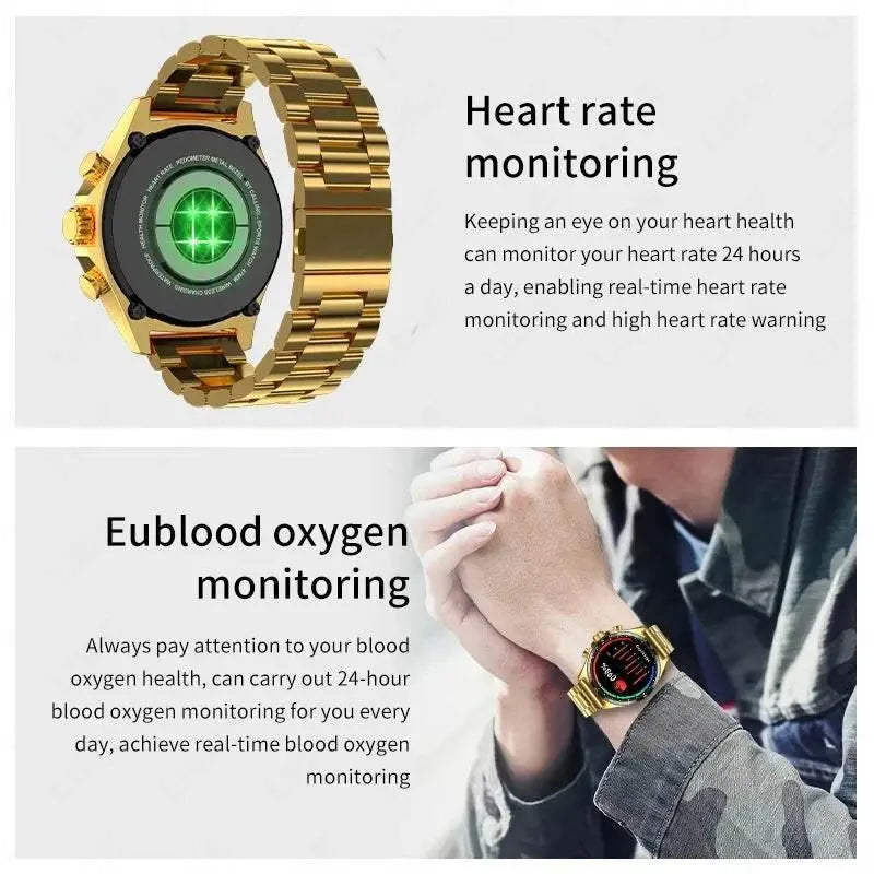 2024 Smart Watch SK27 Men BluetoothCall Compass NFC AI Voice 400mAh BigBattery Fitness Sports Smartwatch For Android IOS XIAOMI - ACHETE LTD