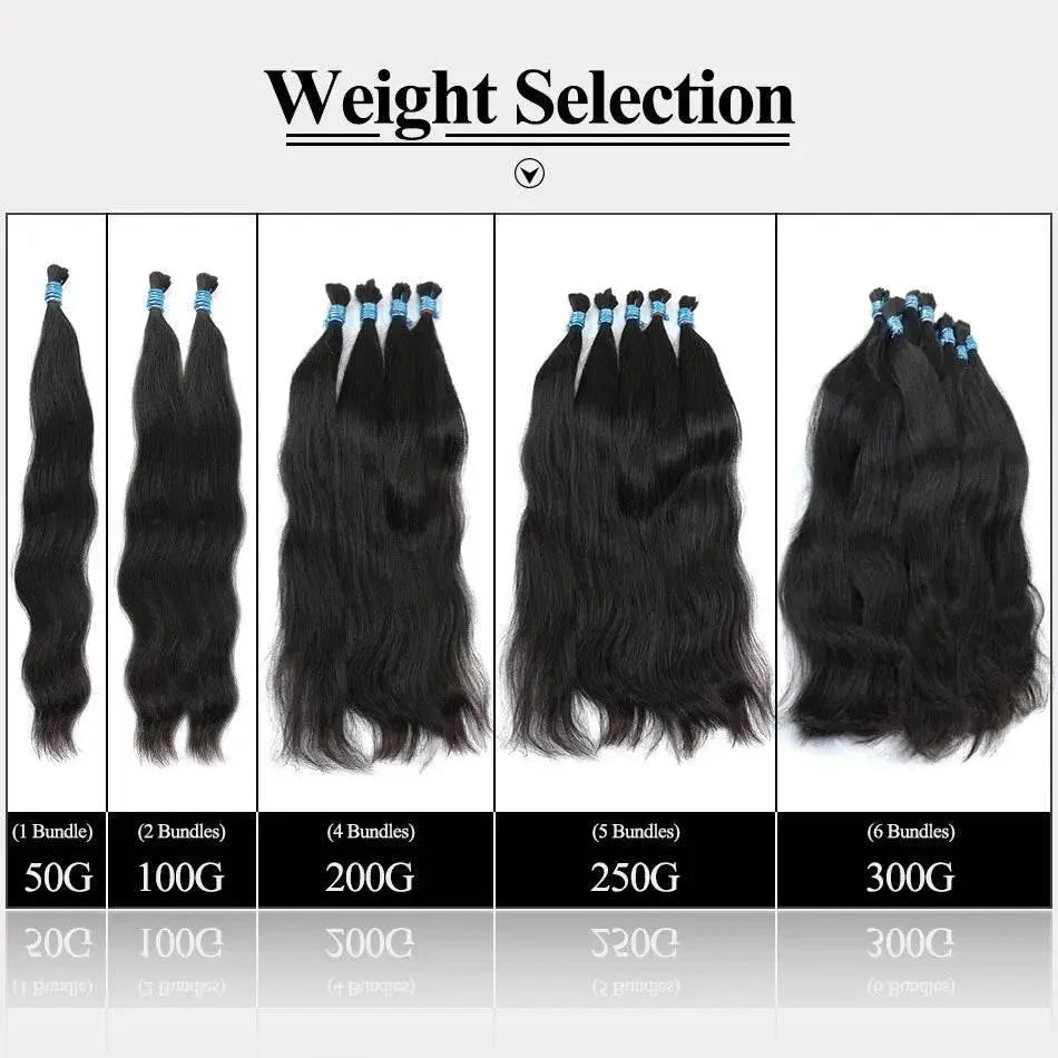 BHF Original Human Hair Bulk For Braiding No Weft Human Hair Bundles Vietnamese Hair Human Hair For Braids - ACHETE LTD