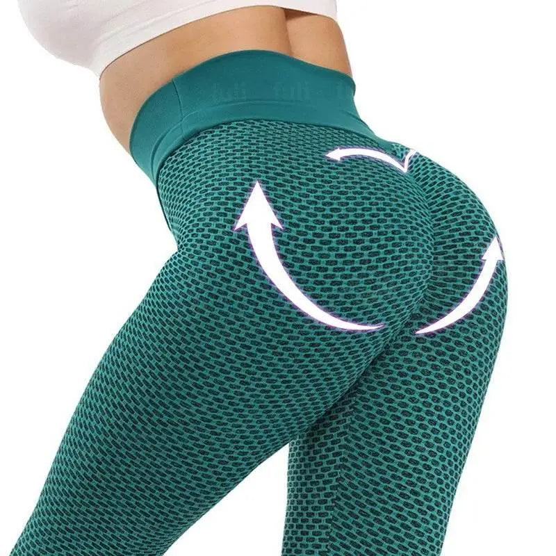 3D Mesh Knitting Yoga Pants Women High Waist Push Up Seamless Sport Legging Gym Tights Quick Dry Running Fitness Pants - ACHETE LTD