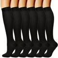 Black Skin Compression Socks.