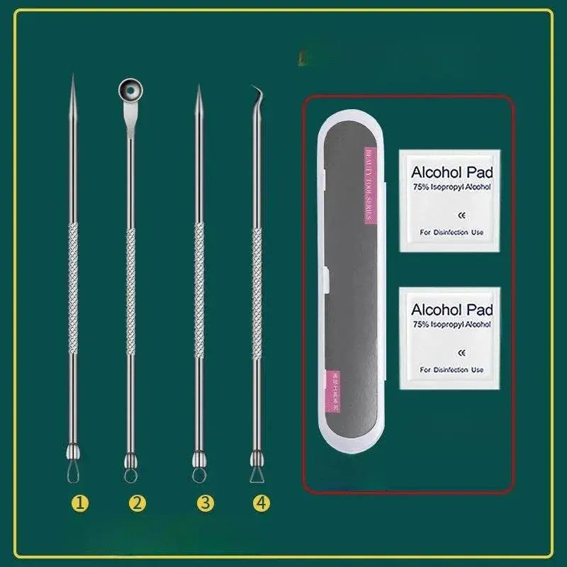Disposable Blackhead Removal Cotton Swab Stick Pop Pimples Acne Scraper Cleaning Cotton Swab Makeup Dedicated Cotton Swabs Facial Eye - ACHETE LTD