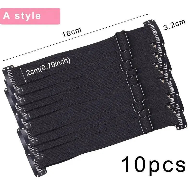 Facelift Stretching Belt Head Bands with Clips Reusable Facial Lifting Bands Stretch Out Strap Adjustable Elastic Band for Hair - ACHETE LTD
