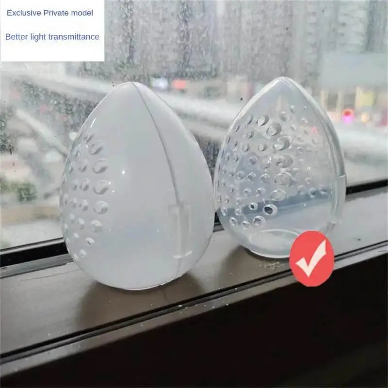 1~10PCS Cosmetic Sponge Storage Box Makeup Powder Puff Empty -shaped Frame Transparent Puff Case Make Up Organizer - ACHETE LTD