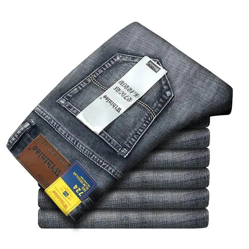 Men's Classic Jeans Jean Homme Pantalones Hombre Men Spijkerbroek Mannen Soft Black Biker Masculino Denim Overalls Men's Pants - ACHETE LTD