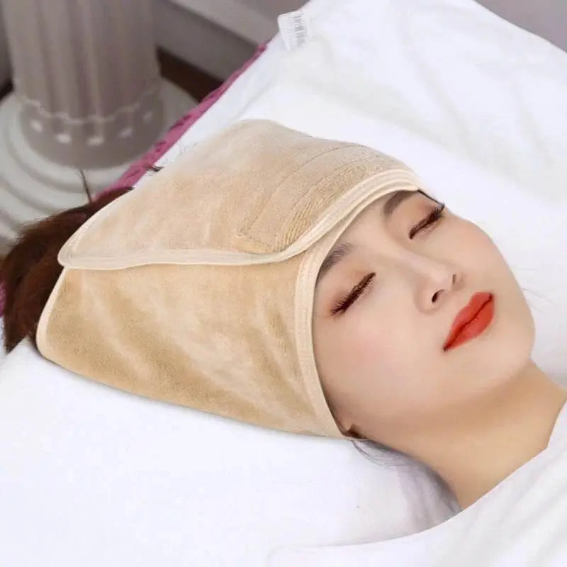 Home Microfiber Spa Facial Headband Make Up Wrap Head Terry Cloth Hairband Adjustable Towel For Face Washing Shower - ACHETE LTD