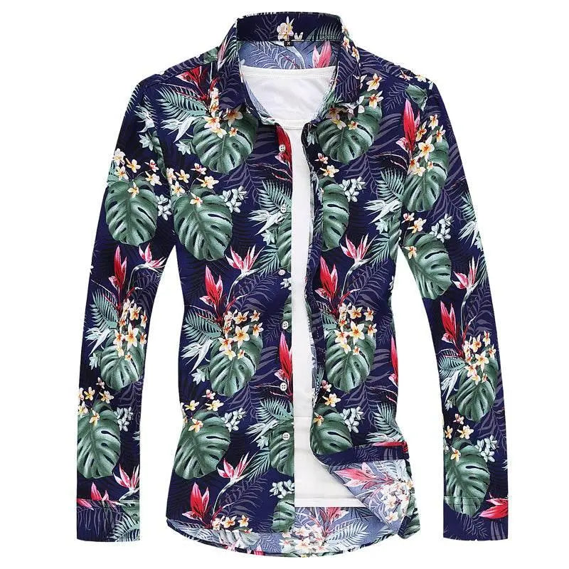 Summer New Men Shirt Large Size Printing - ACHETE LTD
