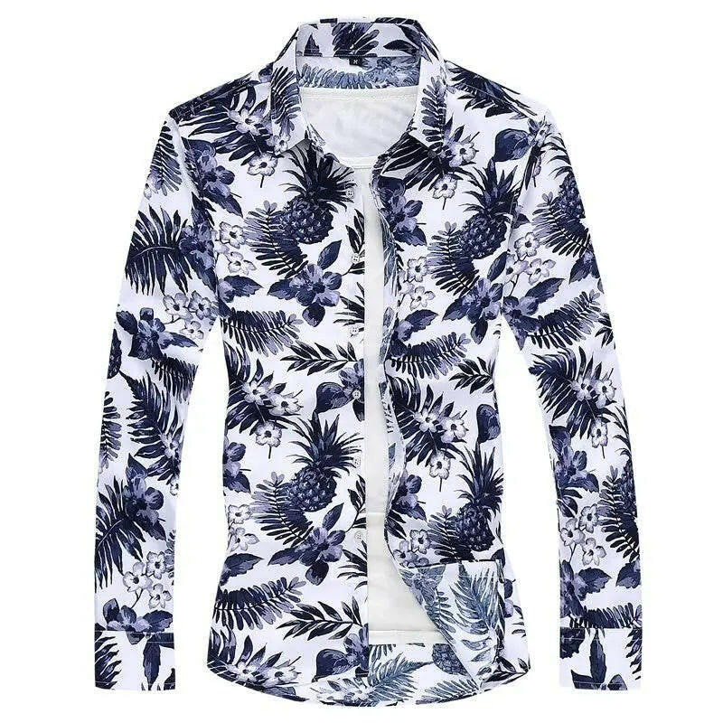 Summer New Men Shirt Large Size Printing - ACHETE LTD