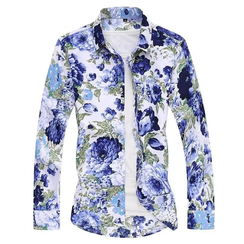 Summer New Men Shirt Large Size Printing - ACHETE LTD