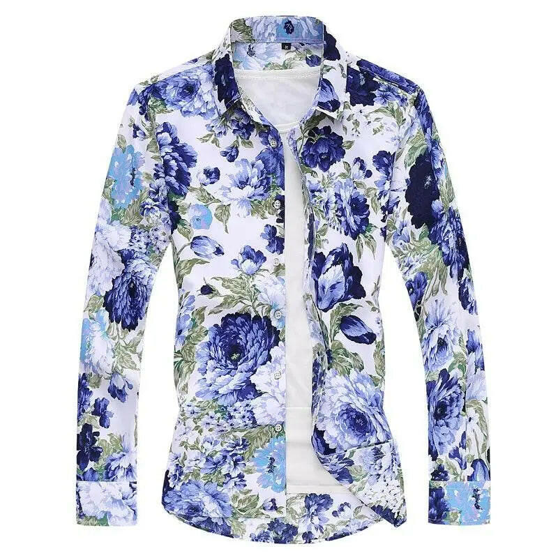 Summer New Men Shirt Large Size Printing - ACHETE LTD