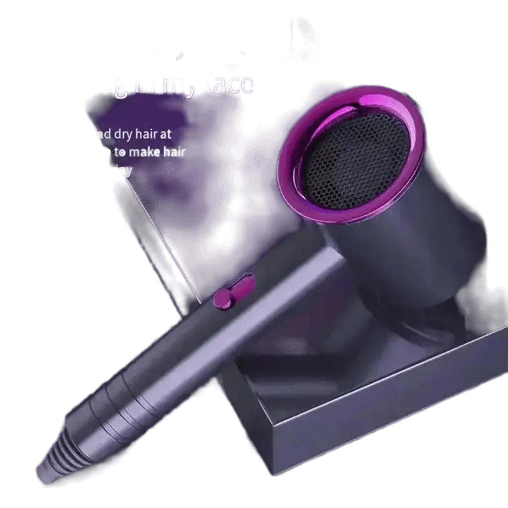 2024 Hair Dryer Professional Salon Colorful Portable Electric negative Ion Professional One Step Brush Blow Hair Dryer - ACHETE LTD