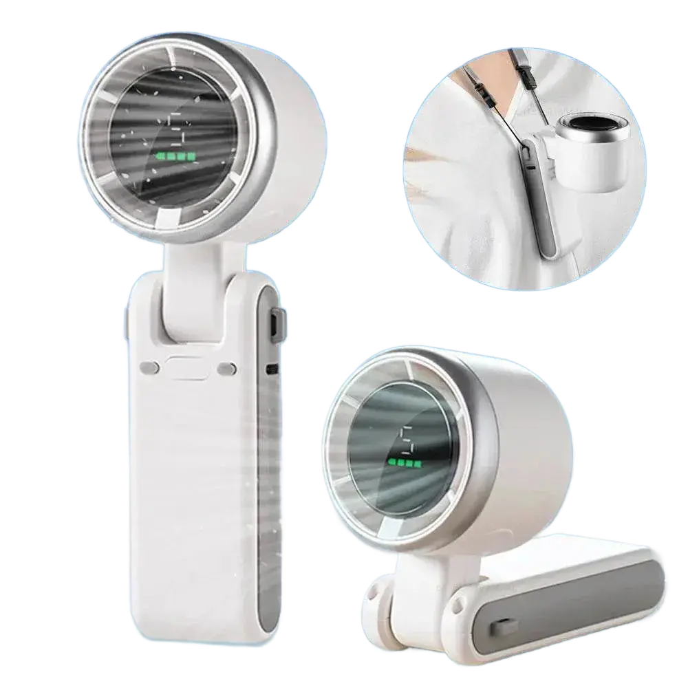 Foldable Hanging Neck Fan.