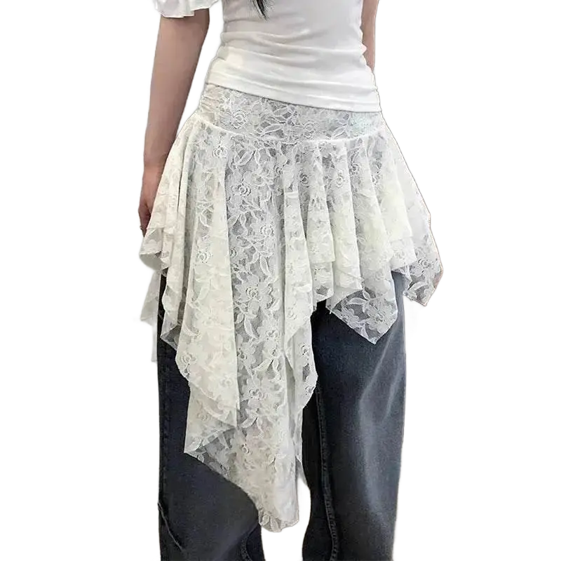 Rapcopter Lace Pleated Skirts.