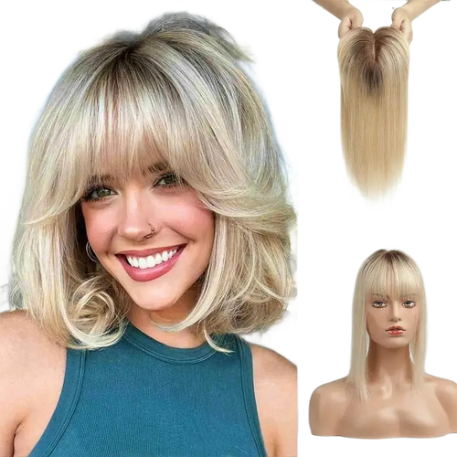 Blonde Ombre Silk Hair Topper.