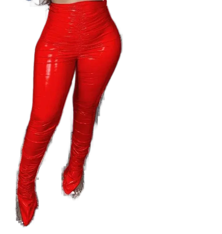 Women’s PU Leather Pants.