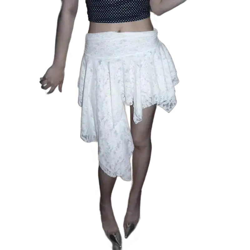 Rapcopter Lace Pleated Skirts.