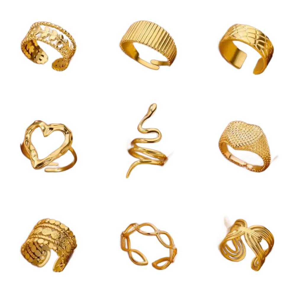 Stainless Steel Rings.