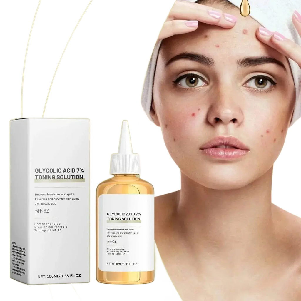 Glycolic 7% Toner Ordinary Glycolic Toner Remove Acne Lightening Acne Marks Removing Acne Repairing And Rejuvenating Skin 100ml - ACHETE LTD