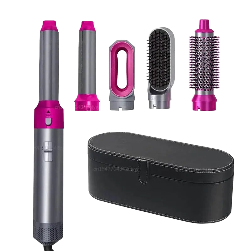 Hair Dryer Brush 5 In 1 Hair Blower Hot Air Styler Comb Automatic Hair Curler Professional Hair Straightener For Dyson Airwrap - ACHETE LTD