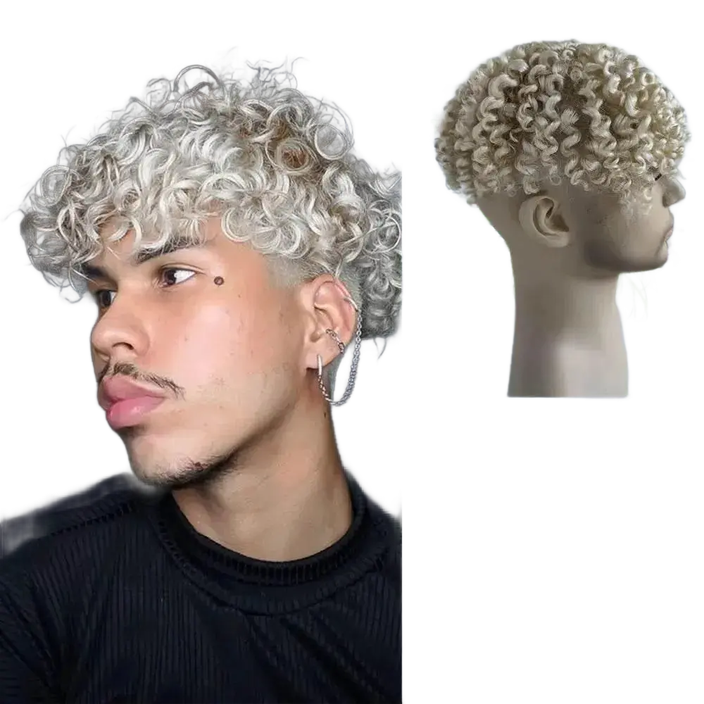 Kinky Curly Hair Toupee.