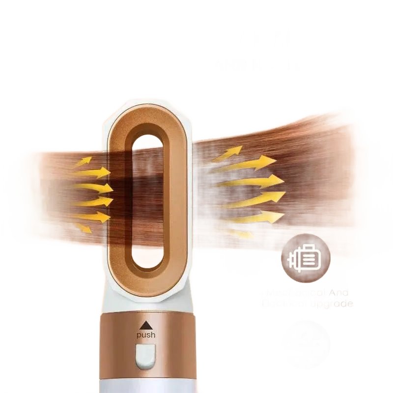 Hair Dryer Brush 5 In 1 Hair Blower Hot Air Styler Comb Automatic Hair Curler Professional Hair Straightener For Dyson Airwrap - ACHETE LTD