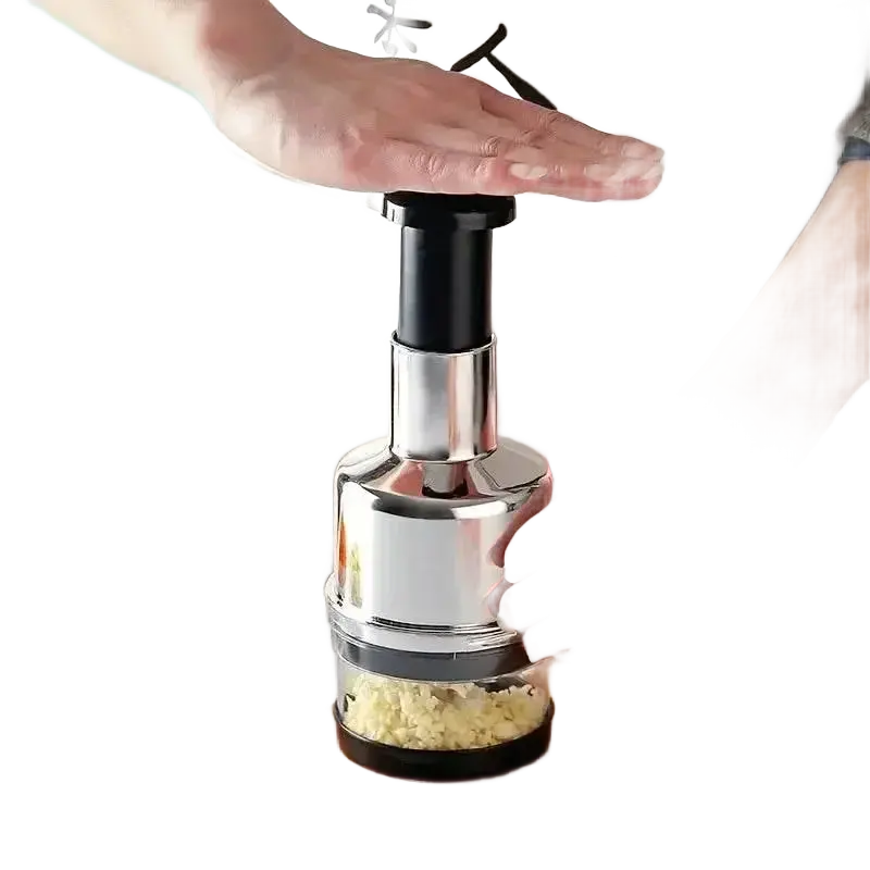PLYS Garlic masher, garlic mincing tool, household manual garlic beater, commercial multi-functional energy-saving garlic masher - ACHETE LTD