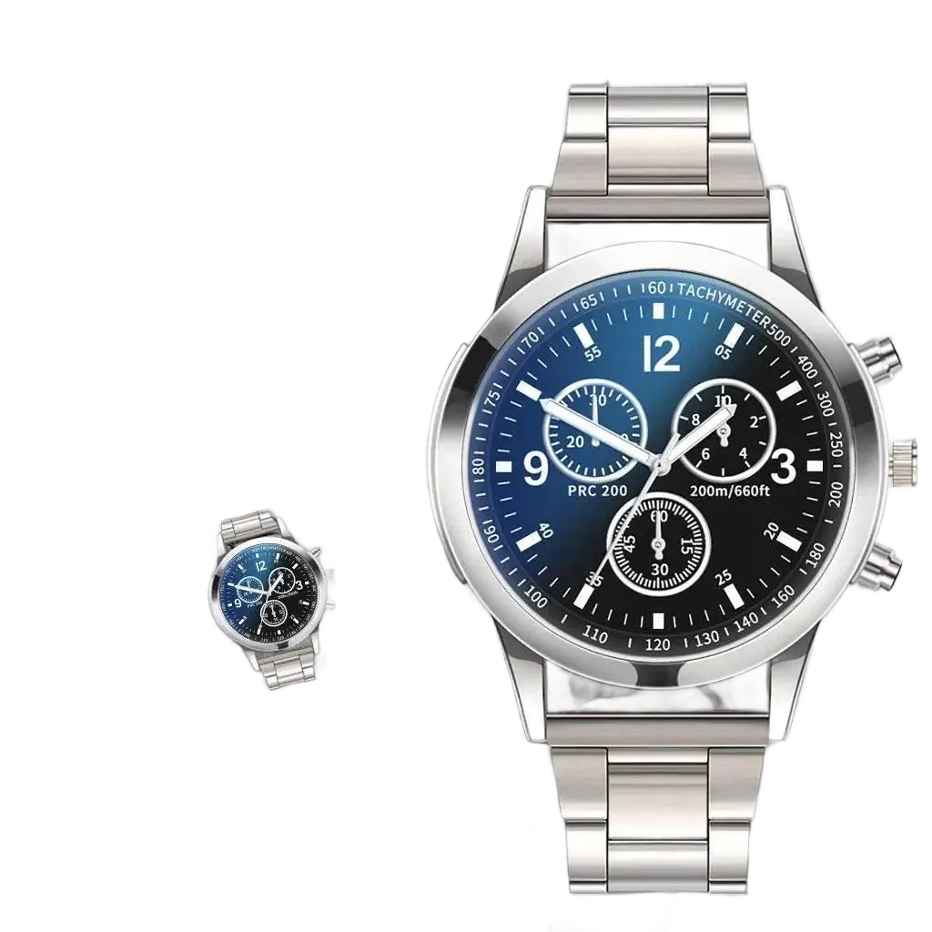 Men's Watch Stainless Steel Band Quartz Business Watches - ACHETE LTD