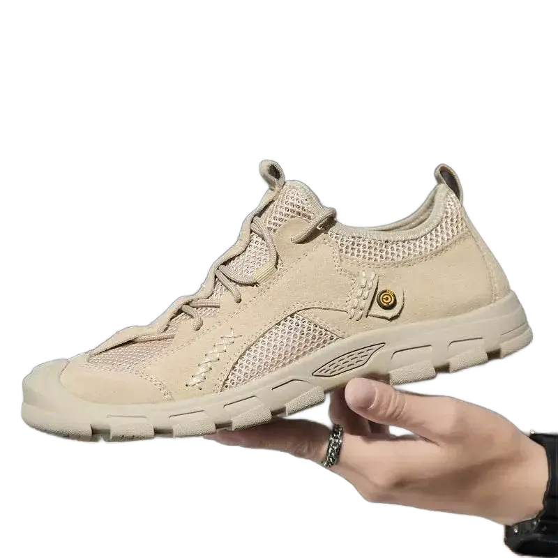 Men Sneakers Men Light Shoes Sport Outdoor Breathable Sneakers Comfortable Genuine Leather Men Casual Shoes - ACHETE LTD