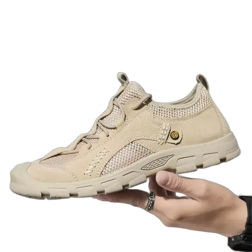 Men Sneakers Men Light Shoes Sport Outdoor Breathable Sneakers Comfortable Genuine Leather Men Casual Shoes - ACHETE LTD