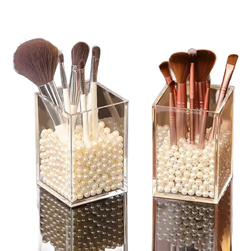 Plastic Makeup Brush Organizer.