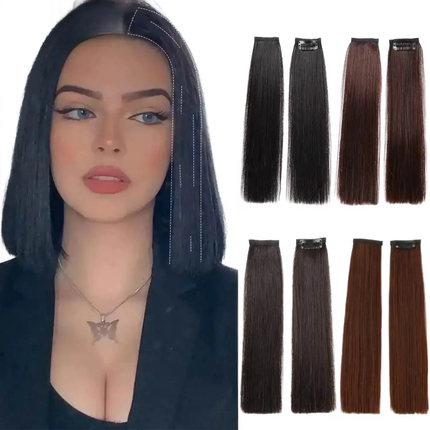 Invisible Seamless Hair Extension.