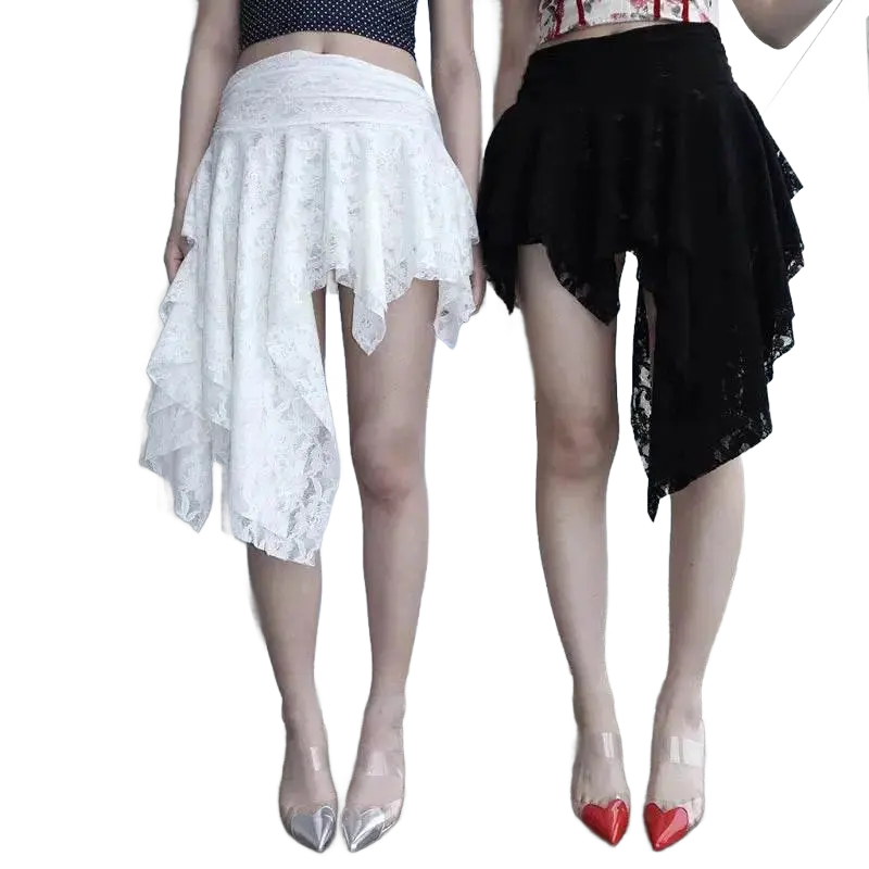 Rapcopter Lace Pleated Skirts.
