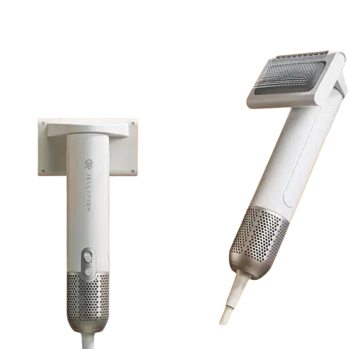 2-in-1 Grooming kit for pet dog hair dryer and professional grooming brush, handheld portable High speed force blower - ACHETE LTD