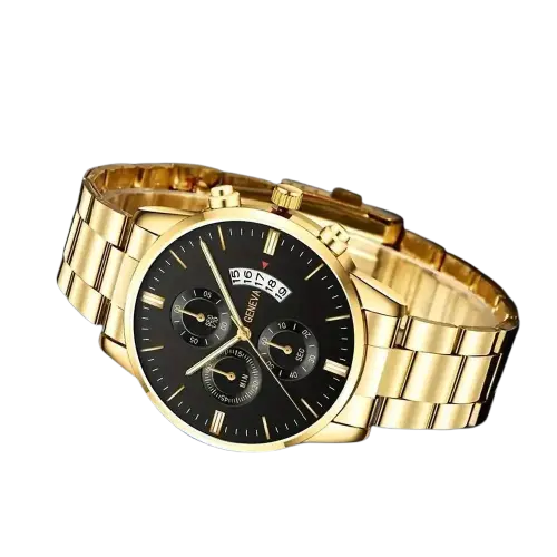 4 Pcs Casual And Fashionable Couple Watches Quartz Watches Women's Watches Matched With Couple Necklace Set - ACHETE LTD