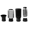 Hot Air Brush 4 Head Replaceable Hair Dryer Comb One Step Blower Strong Wind Electric Straightener Roller Curler Styling Tools - ACHETE LTD