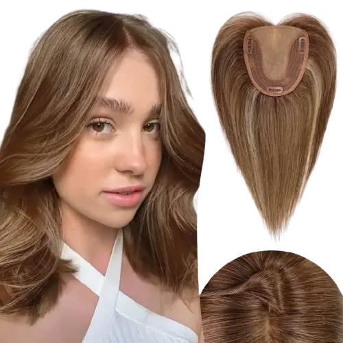 100% Remy Blonde Hair Toppers.