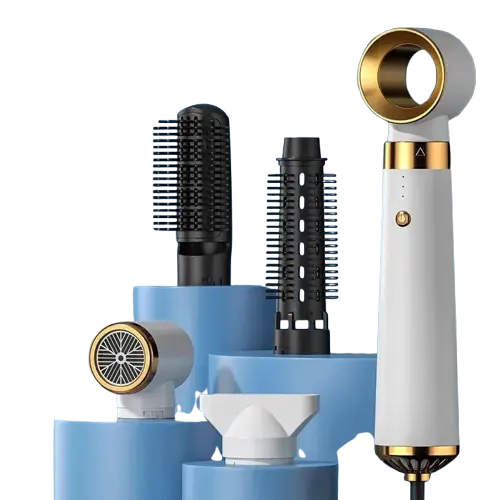 5 In 1 Hair Dryer Hair Blower Hot Cold Air Styler Comb Brush Hairdryer Electric Blowing 220V EU Plug Free Shipping - ACHETE LTD